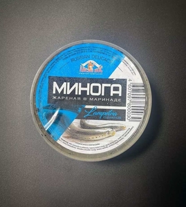 Минога жареная  в маринаде